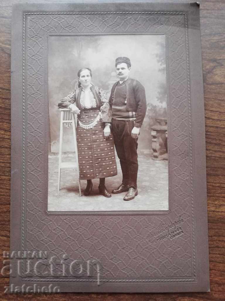 Old photo cardboard with price 20.00 BGN | € 10.23 Old photo cardboard with price 20.00 BGN | € 10.23
