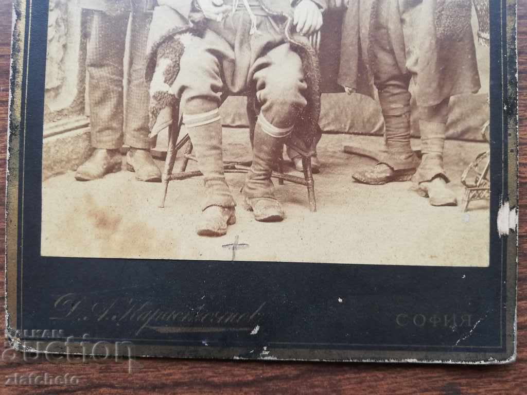 Old photo cardboard with price 100.00 BGN | € 51.13 Old photo cardboard with price 100.00 BGN | € 51.13