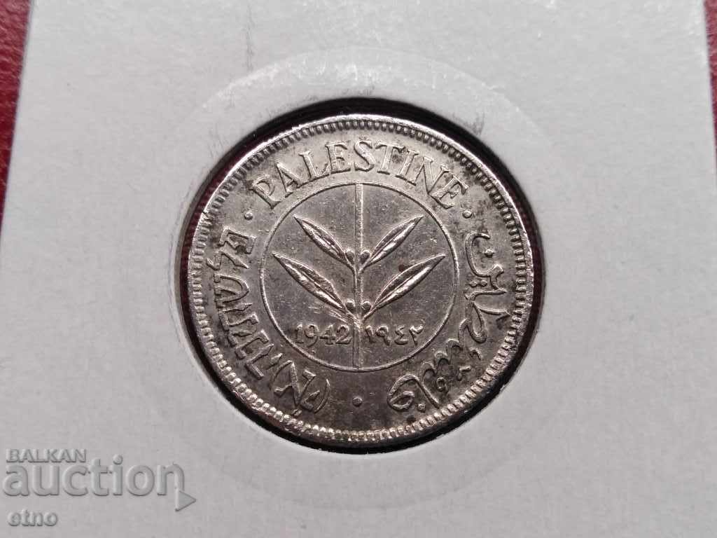 1942 PALESTINE, 50 MILLS SILVER with price 45.00 BGN | € 23.01 1942 PALESTINE, 50 MILLS SILVER with price 45.00 BGN | € 23.01