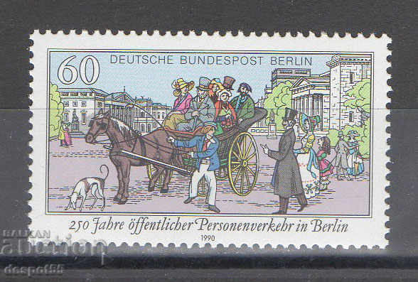 1990. Berlin. 250th anniversary of public transport.