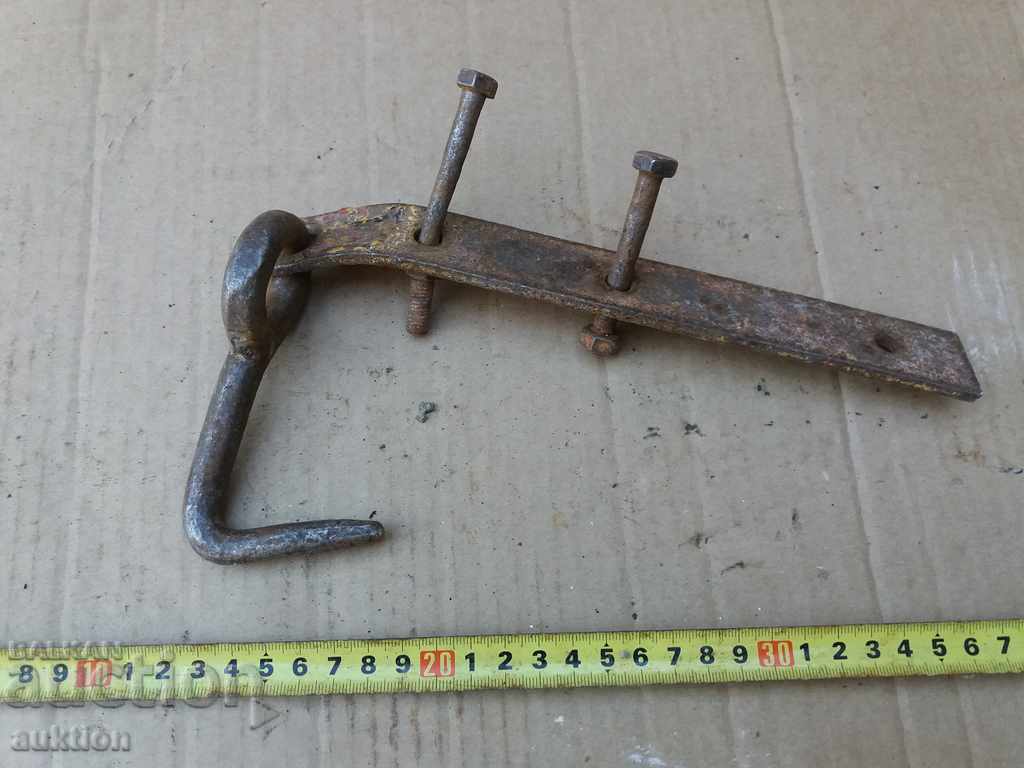 WROUGHT ROCK, GATE LOCK, BRACKET - 7 WROUGHT ROCK, GATE LOCK, BRACKET - 7