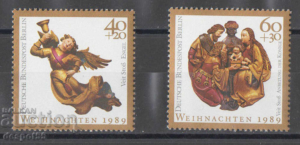 1989. Berlin. Christmas stamps.