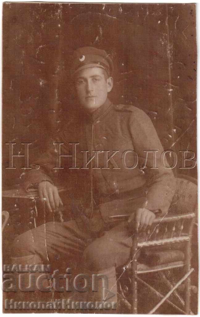 1910 OLD PHOTO MILITARY VARNA B323