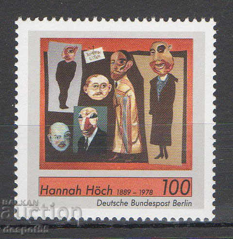 1989. Berlin. 100 years since the birth of Hannah Hoch - artist