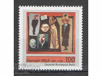 1989. Berlin. 100 years since the birth of Hannah Hoch - artist
