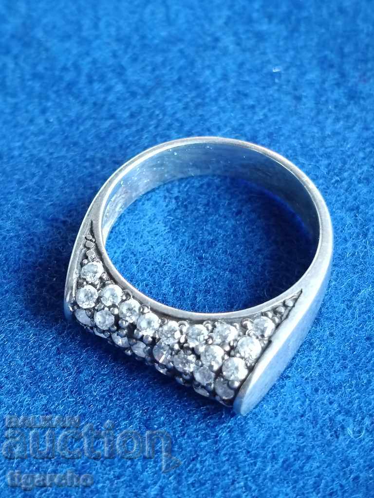 Silver ring with price 25.00 BGN | € 12.78