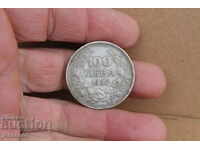 Сребърна монета 100лв. 1930г