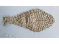 AUTHENTIC OLD KNITTED PLATE ONE HOOK COVER FISH RIBARS