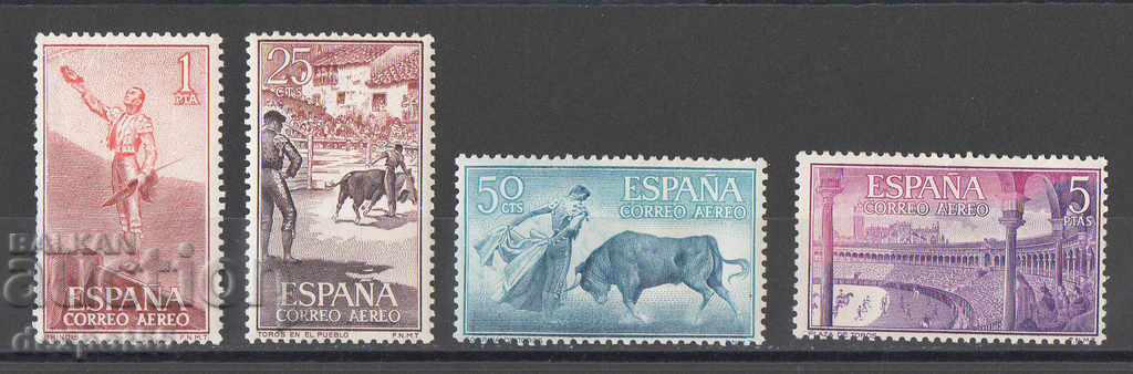 1960. Spania. Poșta aeriană - Coridă.