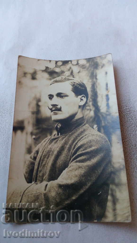 Fotografie Knjaževac Bărbat cu mustață 1919