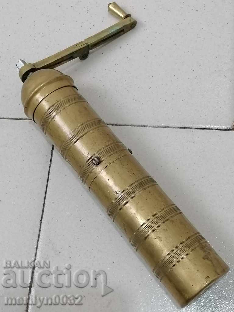 Old hand-held coffee grinder, grinder