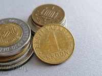 Монета - Естония - 1 крона | 2001г.
