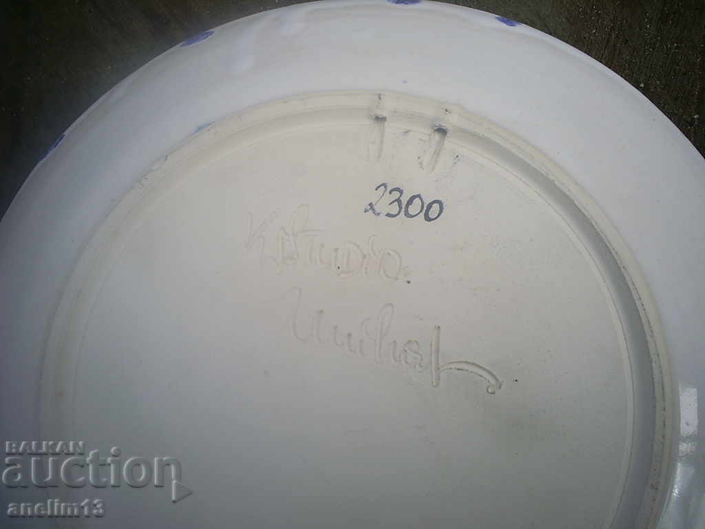 OLD PORCELAIN PLATE FOR WALL - 5 OLD PORCELAIN PLATE FOR WALL - 5