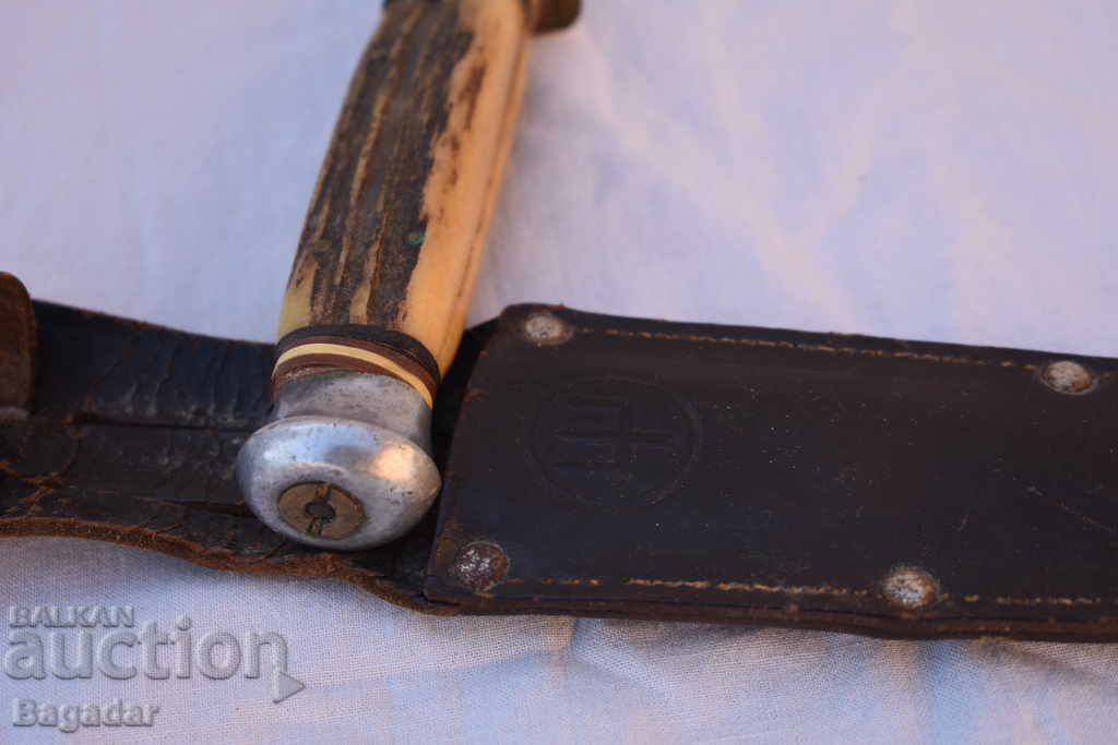 Παράδοση Γερμανικό κυνηγετικό μαχαίρι 1930 SOLINGEN Παράδοση Γερμανικό κυνηγετικό μαχαίρι 1930 SOLINGEN