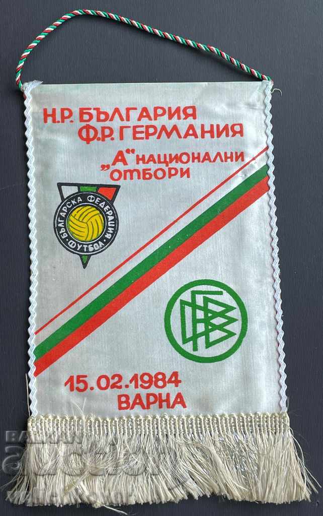 31991 България футболно флагче НРБ Западна Германия отбор