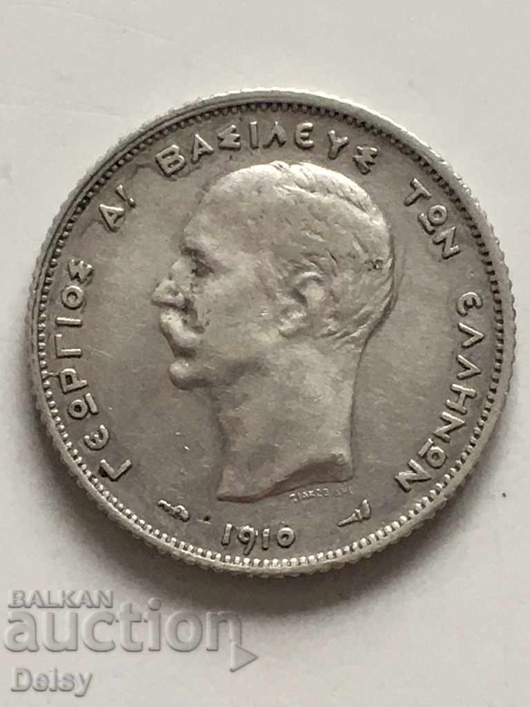 Гърция 1 драхма 1910г.
