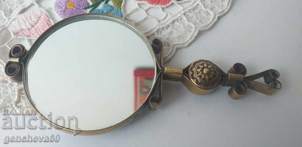 Rare!!! Vintage mirror bronze, brass 20s - 5 Rare!!! Vintage mirror bronze, brass 20s - 5