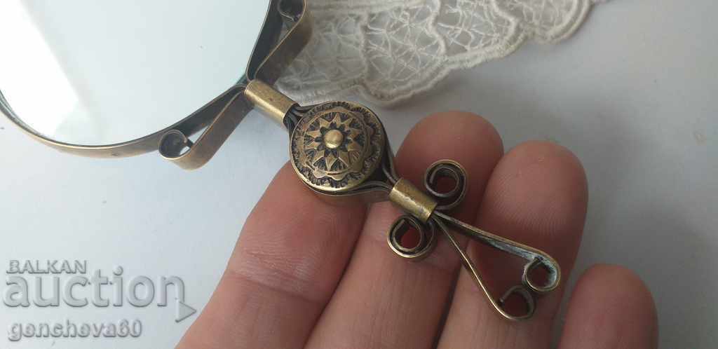 Rare!!! Vintage mirror bronze, brass 20s - 6 Rare!!! Vintage mirror bronze, brass 20s - 6