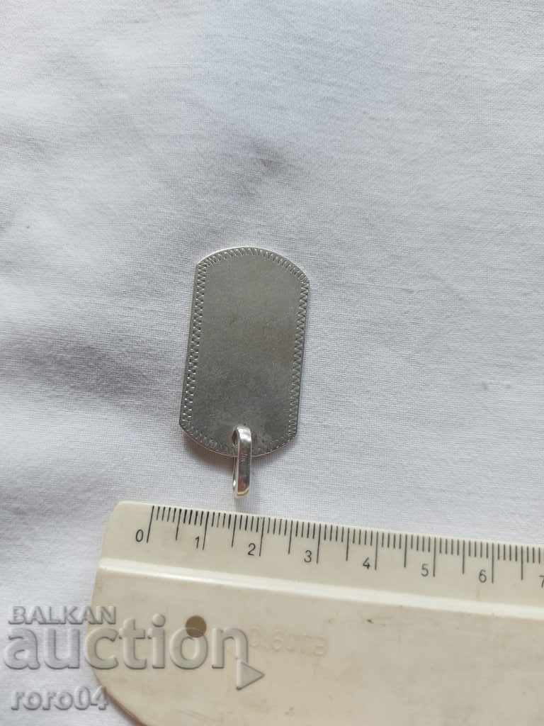 Delivery of SILVER TILE - MEDALLION - 925 Delivery of SILVER TILE - MEDALLION - 925