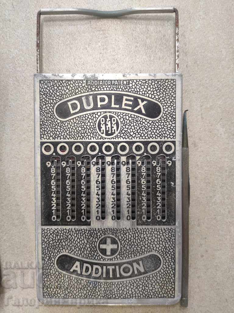 Delivery of Old duplex mechanical calculator Delivery of Old duplex mechanical calculator