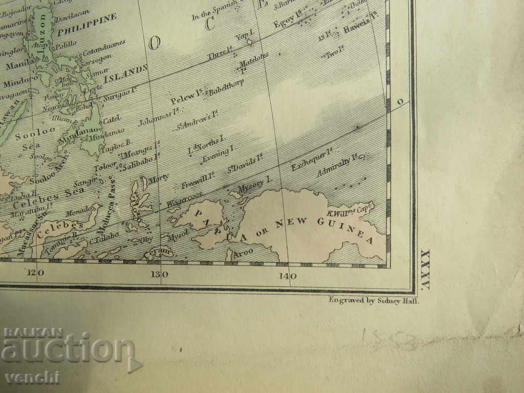 Παράδοση 1853 - ΧΑΡΤΗΣ ΤΗΣ ΑΣΙΑΣ - ΜΕΓΑΛΟ - ΠΡΩΤΟΤΥΠΟ +