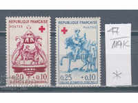 119K47 / Γαλλία 1960 Ερυθρός Σταυρός (* / **)