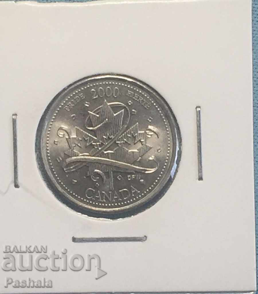 Canada 25 de cenți 2000