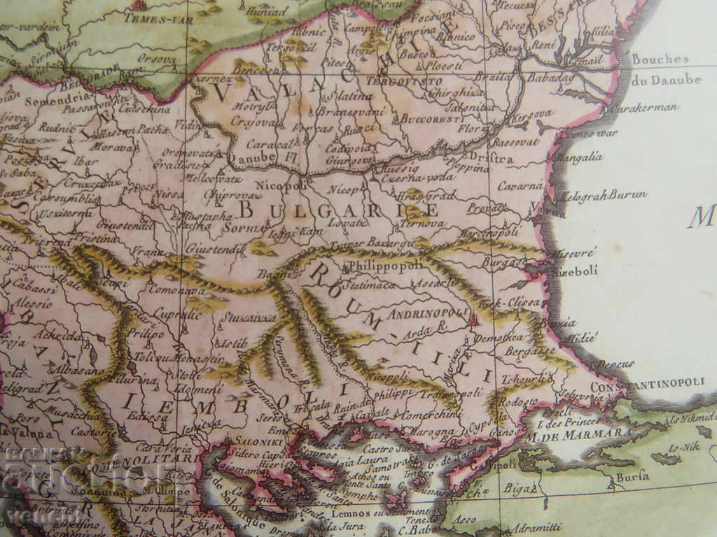 1788 - MAP OF TURKEY IN EUROPE - COPY with price 8.99 BGN | € 4.60