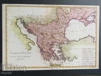 1788 - КАРТА ТУРЦИЯ В ЕВРОПА - КОПИЕ