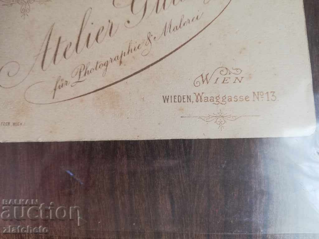 Auction Old photo cardboard - Rare studio RRR Auction Old photo cardboard - Rare studio RRR