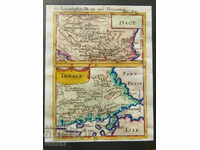 1719 - MAP OF THRACIA AND DACIA - COPY