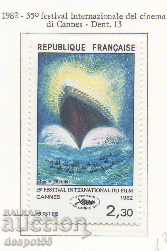 1982. Franţa. Festivalul Internațional de Film de la Cannes.