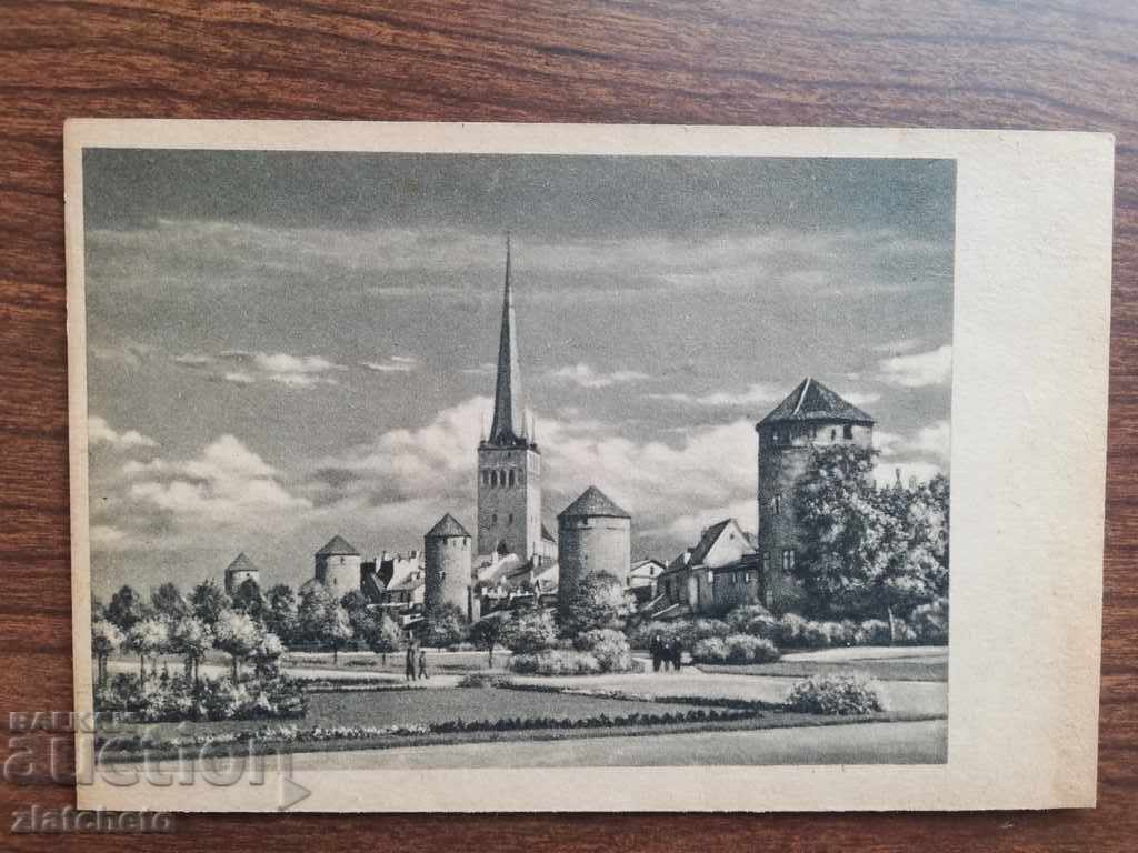 Пощенска карта. Малък тираж. Tallinn