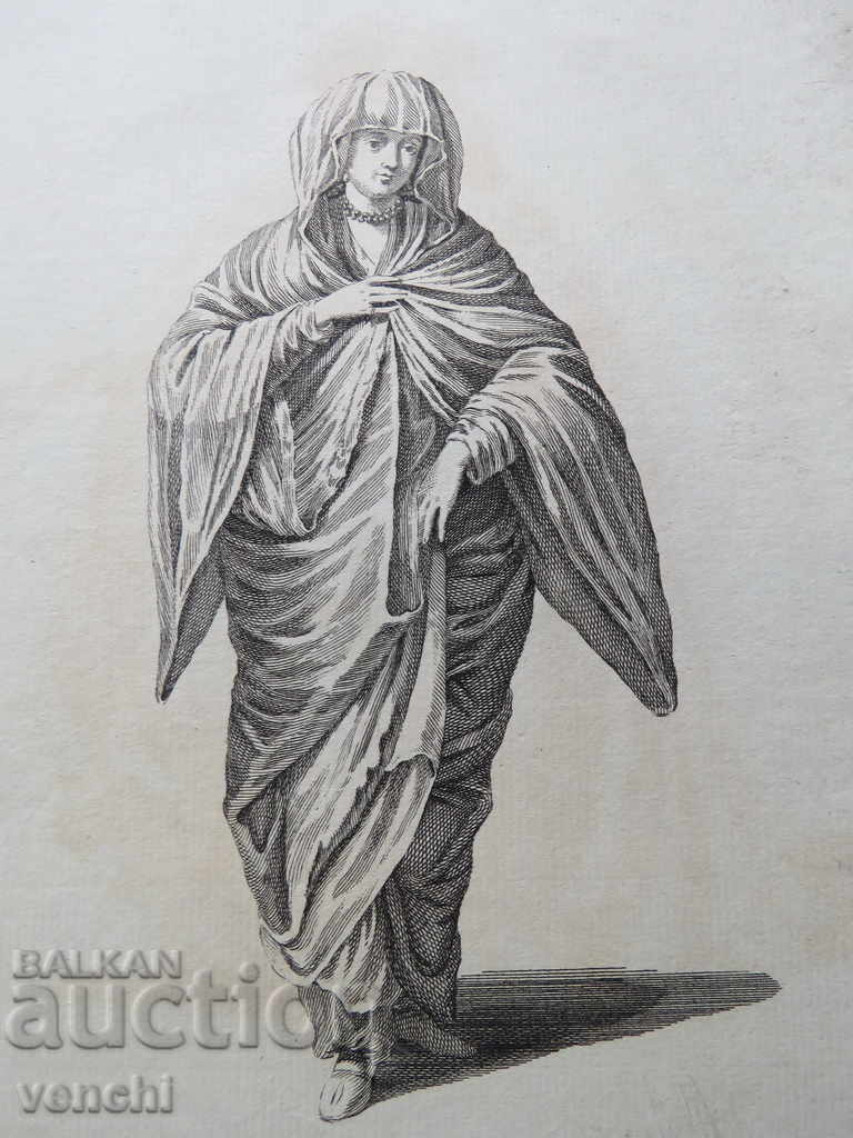 1770 - ENGRAVING - COSTUMES - ORIGINAL