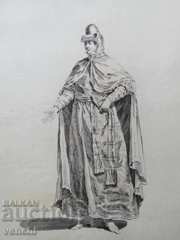 1770 - GRAVURA - COSTUME - ORIGINALE