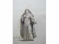 1770 - GRAVURA - COSTUME - ORIGINALE