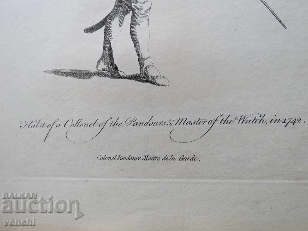 Licitație 1770 - GRAVURĂ - COSTUME - ORIGINAL Licitație 1770 - GRAVURĂ - COSTUME - ORIGINAL