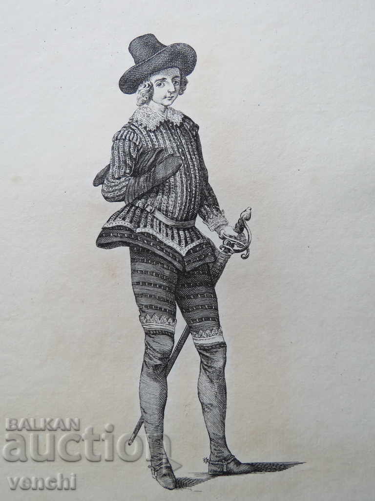 1770 - GRAVURA - COSTUME - ORIGINALE