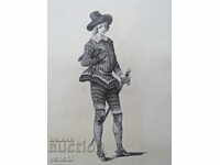 1770 - GRAVURA - COSTUME - ORIGINALE