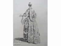 1770 - GRAVURA - COSTUME - ORIGINALE