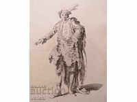 1770 - GRAVURA - COSTUME - ORIGINALE