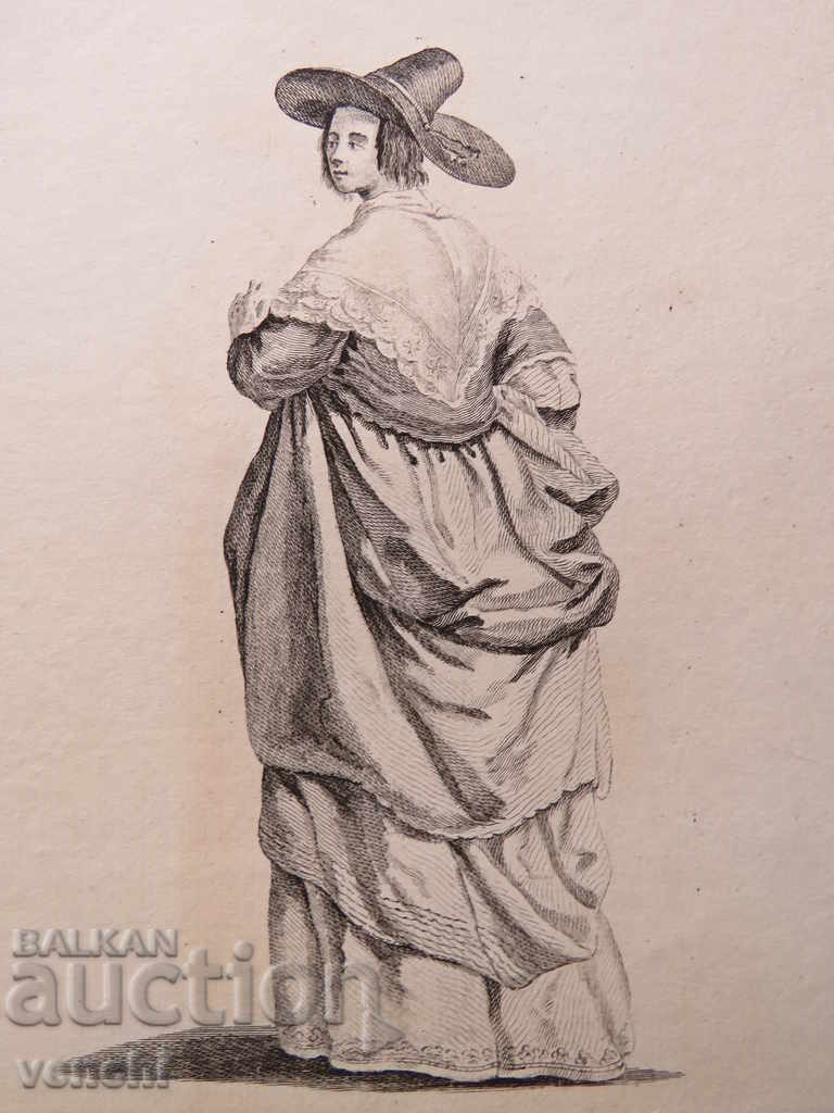 1770 - GRAVURA - COSTUME - ORIGINALE 1770 - GRAVURA - COSTUME - ORIGINALE