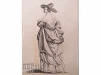 1770 - GRAVURA - COSTUME - ORIGINALE