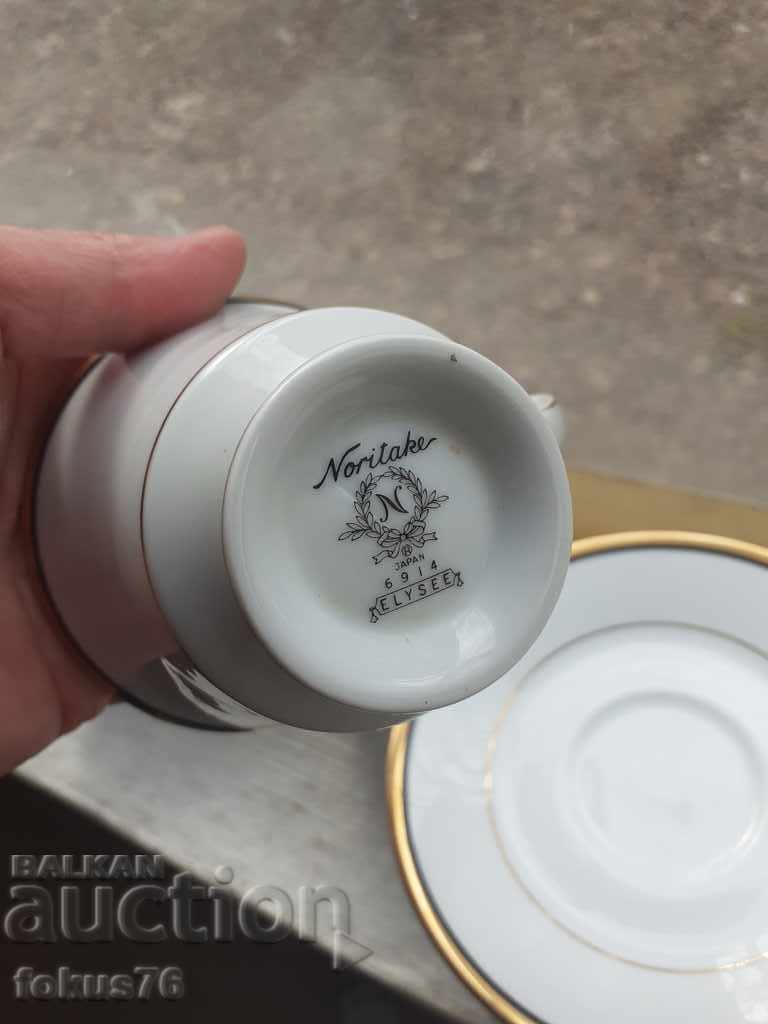 Japanese porcelain Noritake tea set marking 18 pieces with price 190.00 BGN | € 97.15