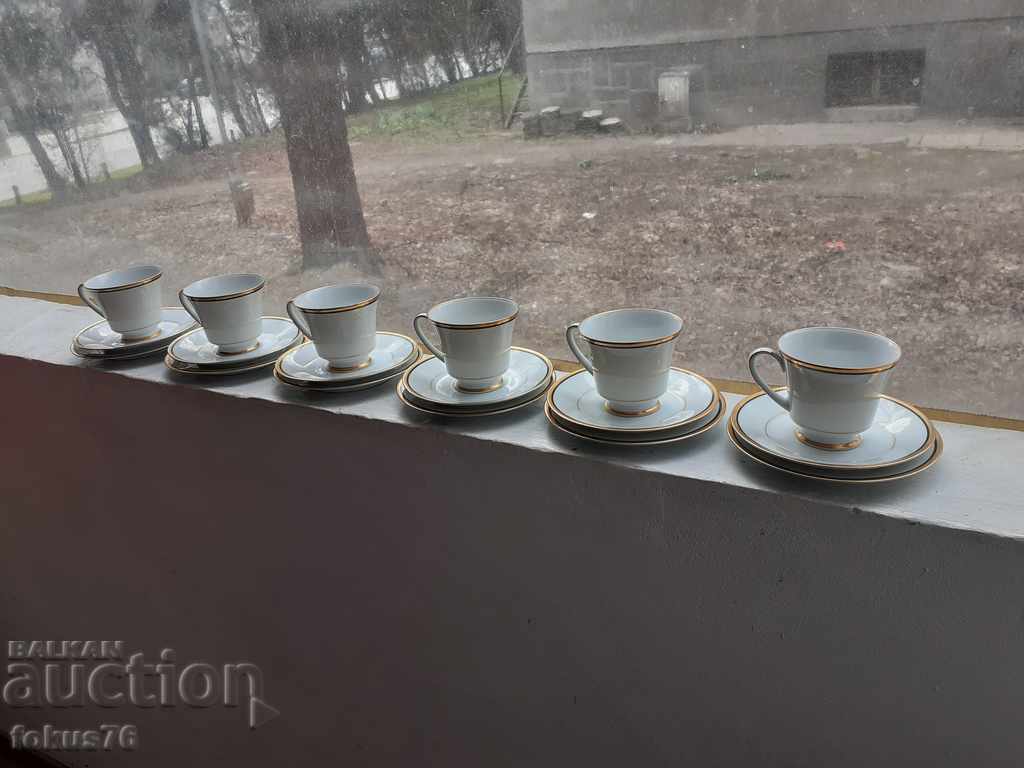 Set de ceai Noritake din porțelan japonez cu 18 piese