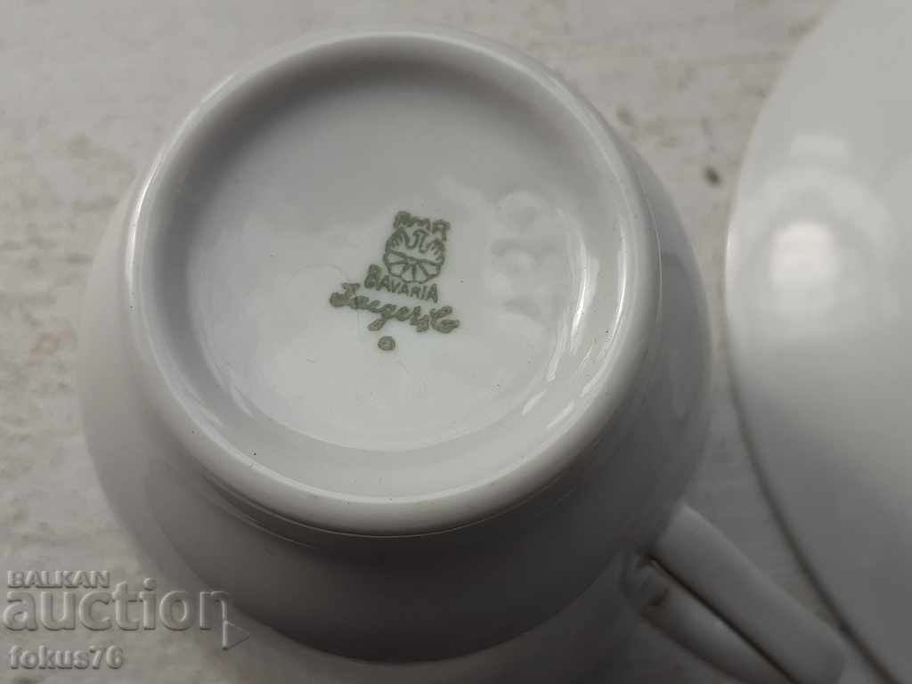 German porcelain Bavaria marking tea set 12 pieces - 5 German porcelain Bavaria marking tea set 12 pieces - 5