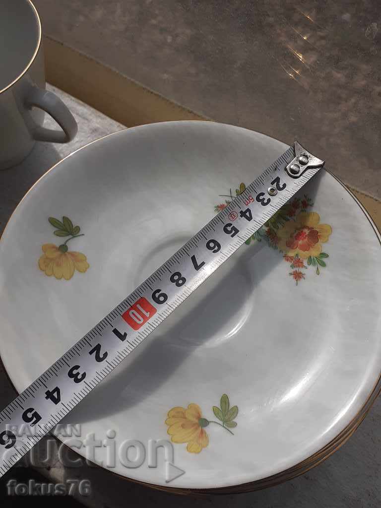 German porcelain Bavaria marking tea set 12 pieces - 6 German porcelain Bavaria marking tea set 12 pieces - 6