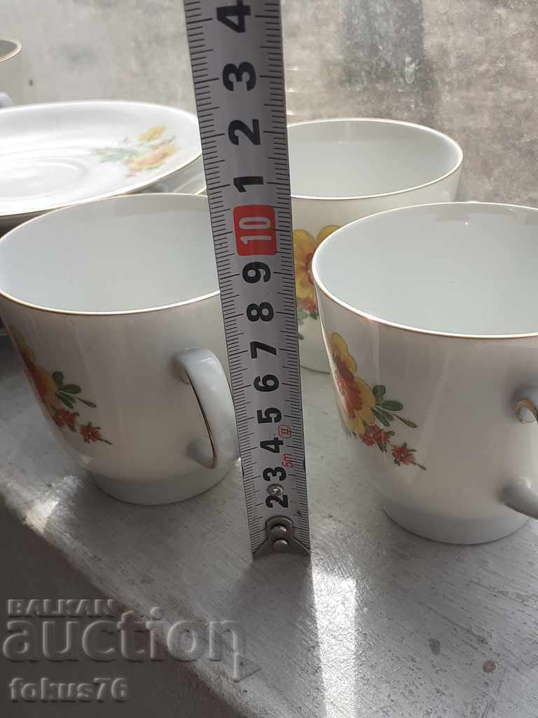 German porcelain Bavaria marking tea set 12 pieces - 7 German porcelain Bavaria marking tea set 12 pieces - 7