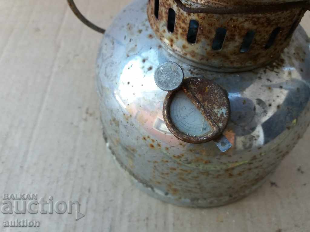 OLD BIG PETROMAX WITH MARKINGS - 5