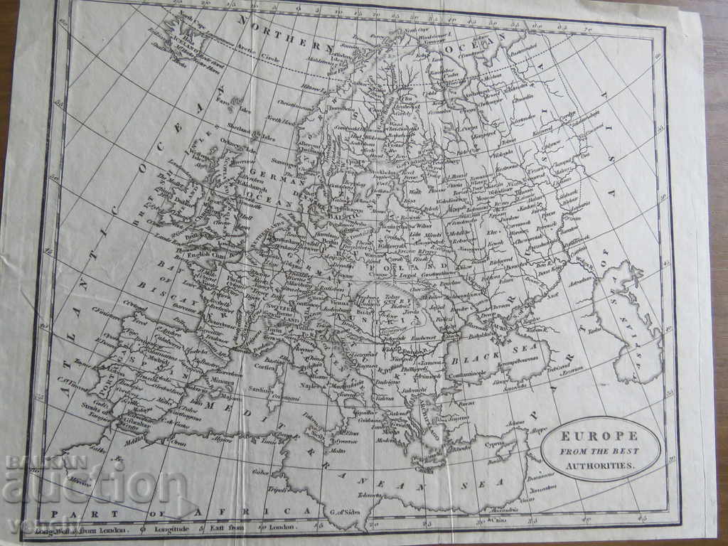 1820 - ΧΑΡΤΗΣ ΤΗΣ ΕΥΡΩΠΗΣ = ORIGINAL +